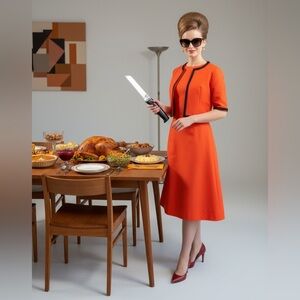 Adele Simpson Vintage luxury 50s dress and jacket
